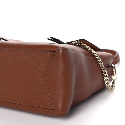 Chloe Calfskin Small Faye Day Shoulder Bag Tan 10 of 11