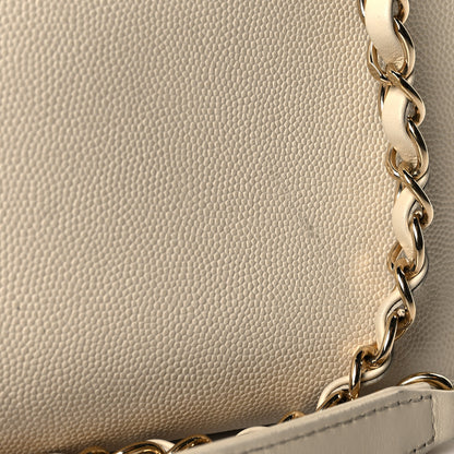 Chanel Caviar Quilted Large Business Affinity Flap White 12 of 14