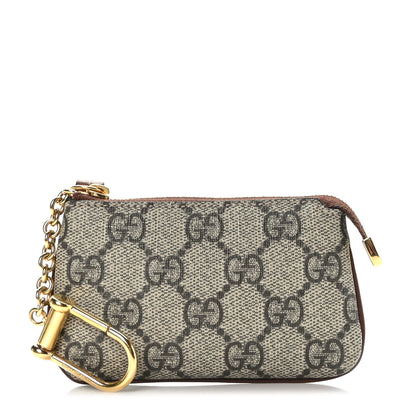 Gucci GG Supreme Monogram Key Case Brown 1 of 7