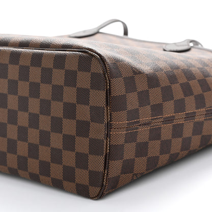 Louis Vuitton Damier Ebene Neo Neverfull MM Rose Ballerine 10 of 10