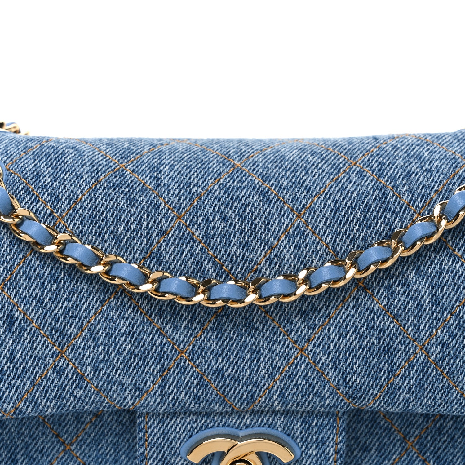 Chanel Denim Mini Souplissimo Flap Blue 8 of 11