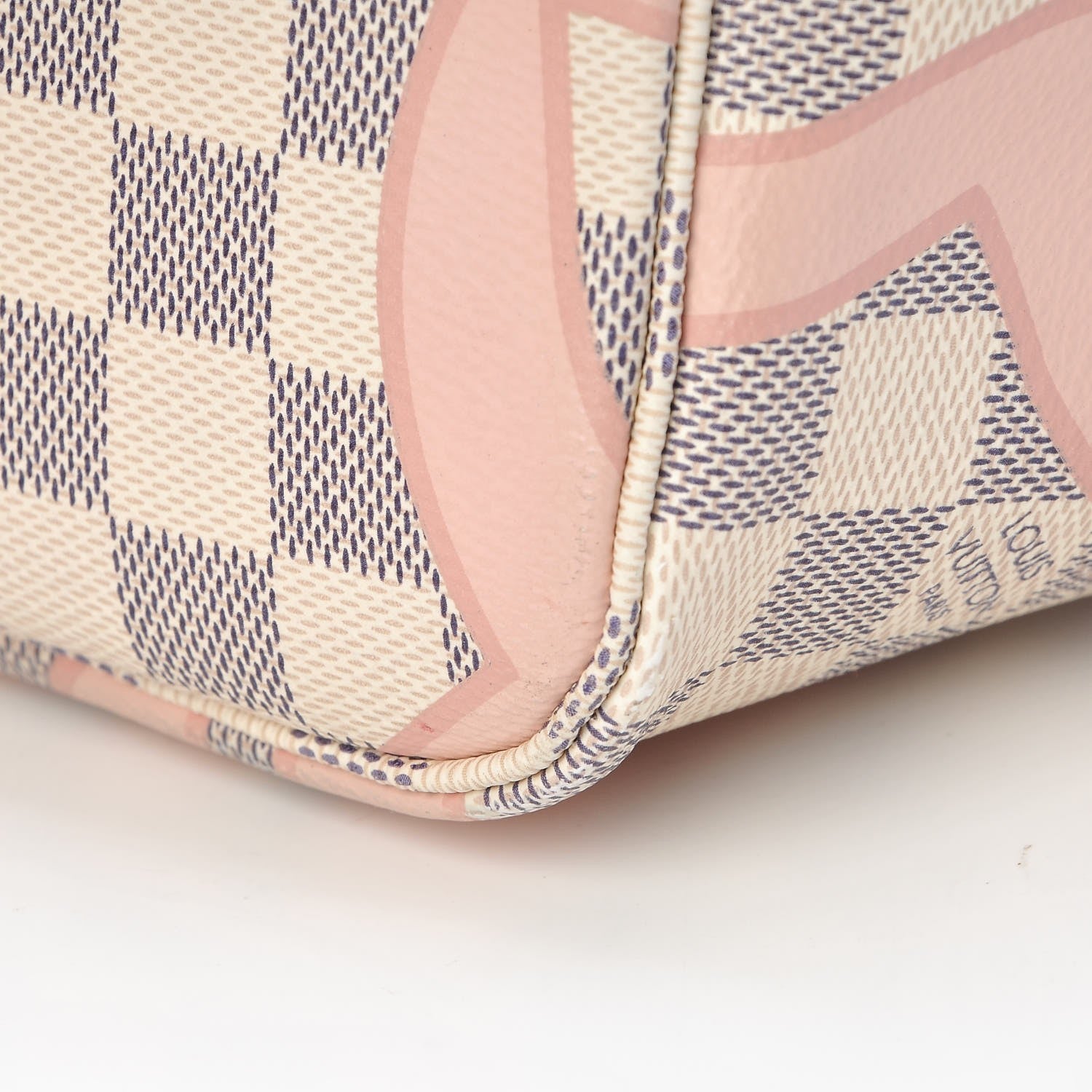 Louis Vuitton Damier Azur Tahitienne Neverfull MM 12 of 13