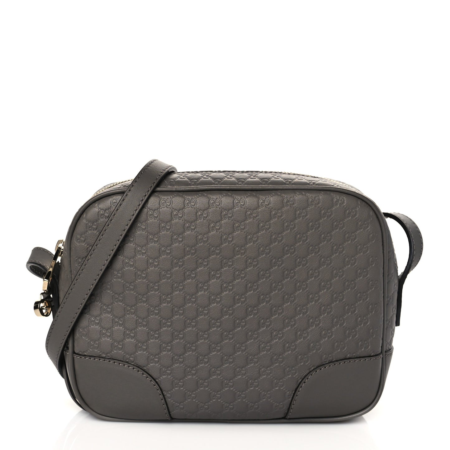 Microguccissima Mini Bree Messenger Bag Grey