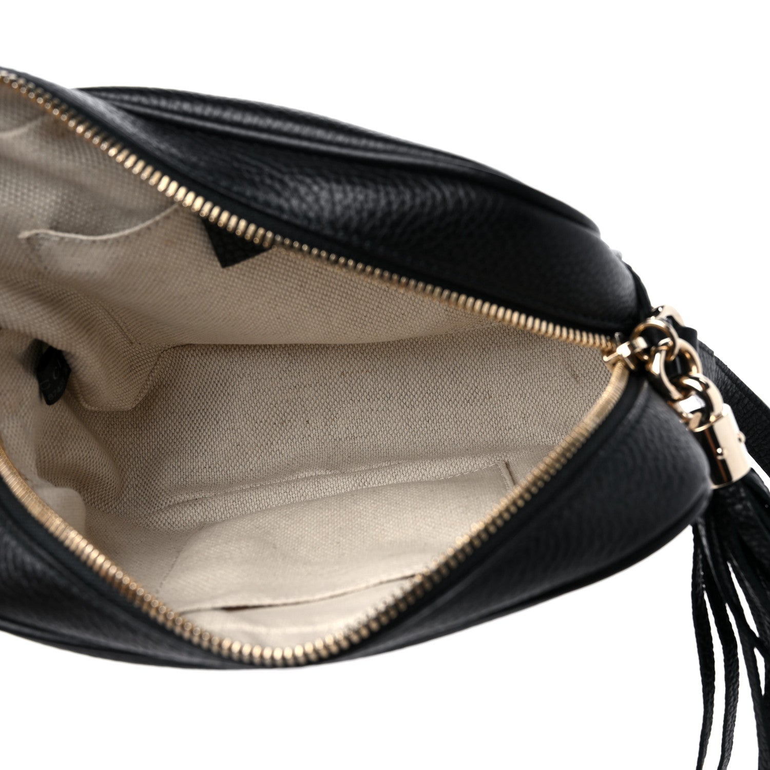 Gucci Pebbled Calfskin Small Soho Disco Bag Black 5 of 11