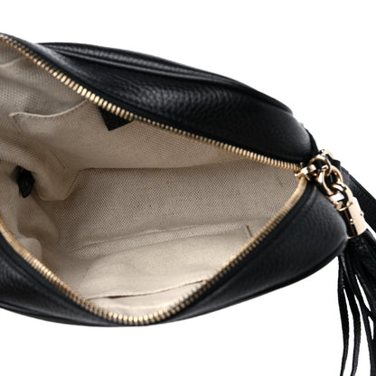 Gucci Pebbled Calfskin Small Soho Disco Bag Black 5 of 11