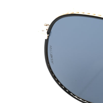 Christian Dior Pilot Diorbydior Sunglasses Gold 9 of 11
