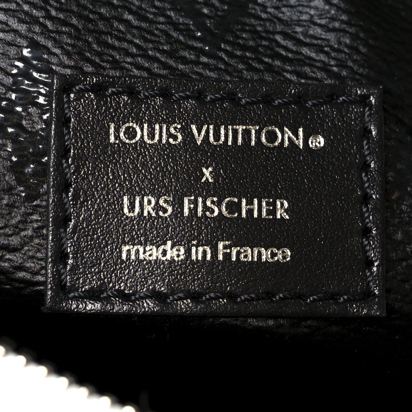 X UF Tufted Monogram Speedy Bandouliere 25 White Black