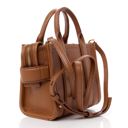 Marc Jacobs Grained Calfskin Micro The Tote Bag Argan Oil 3 of 11