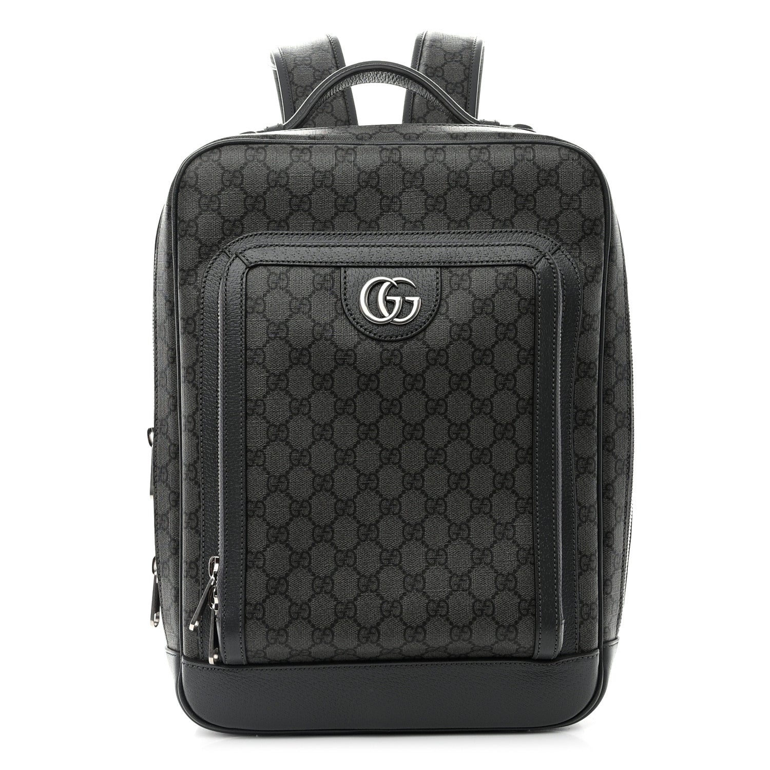 Gucci GG Supreme Monogram Ophidia Backpack Grey 1 of 10