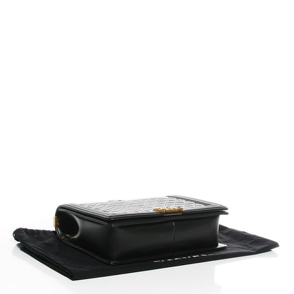 Chanel Lambskin Quilted Large Boy Flap Black 4 of 8