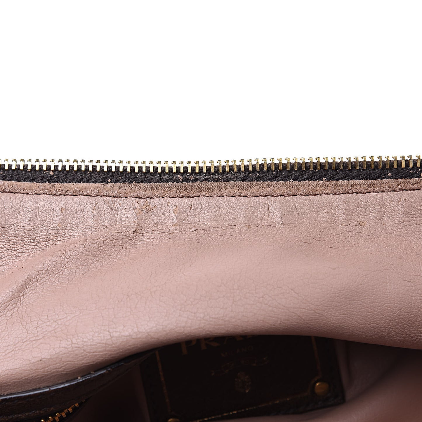 Cervo Deerskin Chain Bag Bruciato