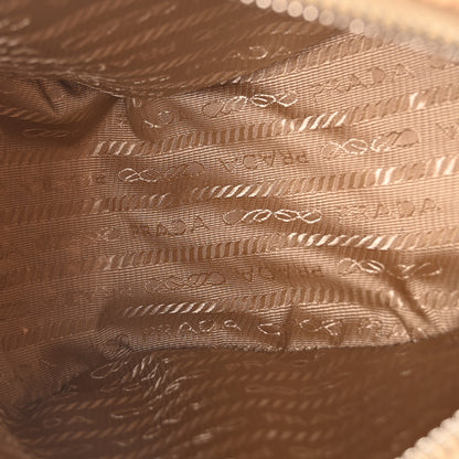 Prada Yarn Raffia Effect Crochet Triangle Shoulder Bag Naturale 5 of 11