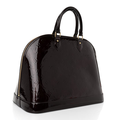 Louis Vuitton Vernis Alma GM Amarante 3 of 9