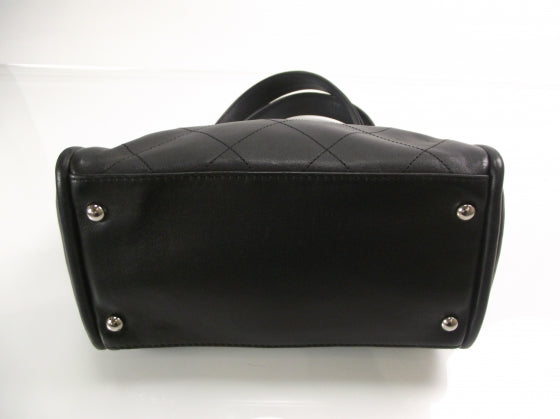 Lambskin Ultimate Soft Frame Bag Black