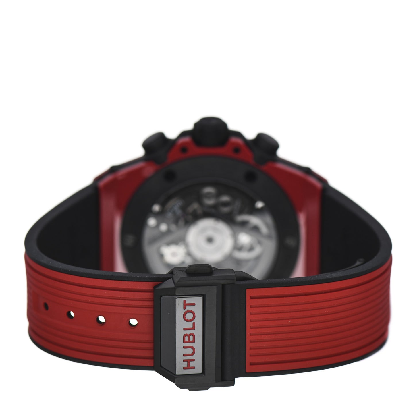 Red Ceramic Rubber 45mm Big Bang Unico "Red Magic" Limited Edition Automatic Watch Red 411.CF.8513.RX