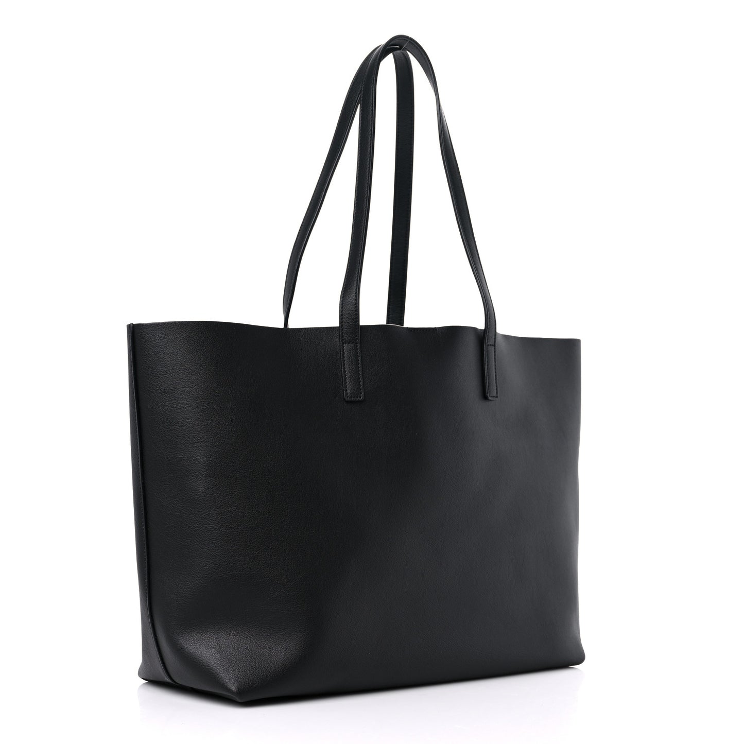 Calfskin Large Shopping Tote Black