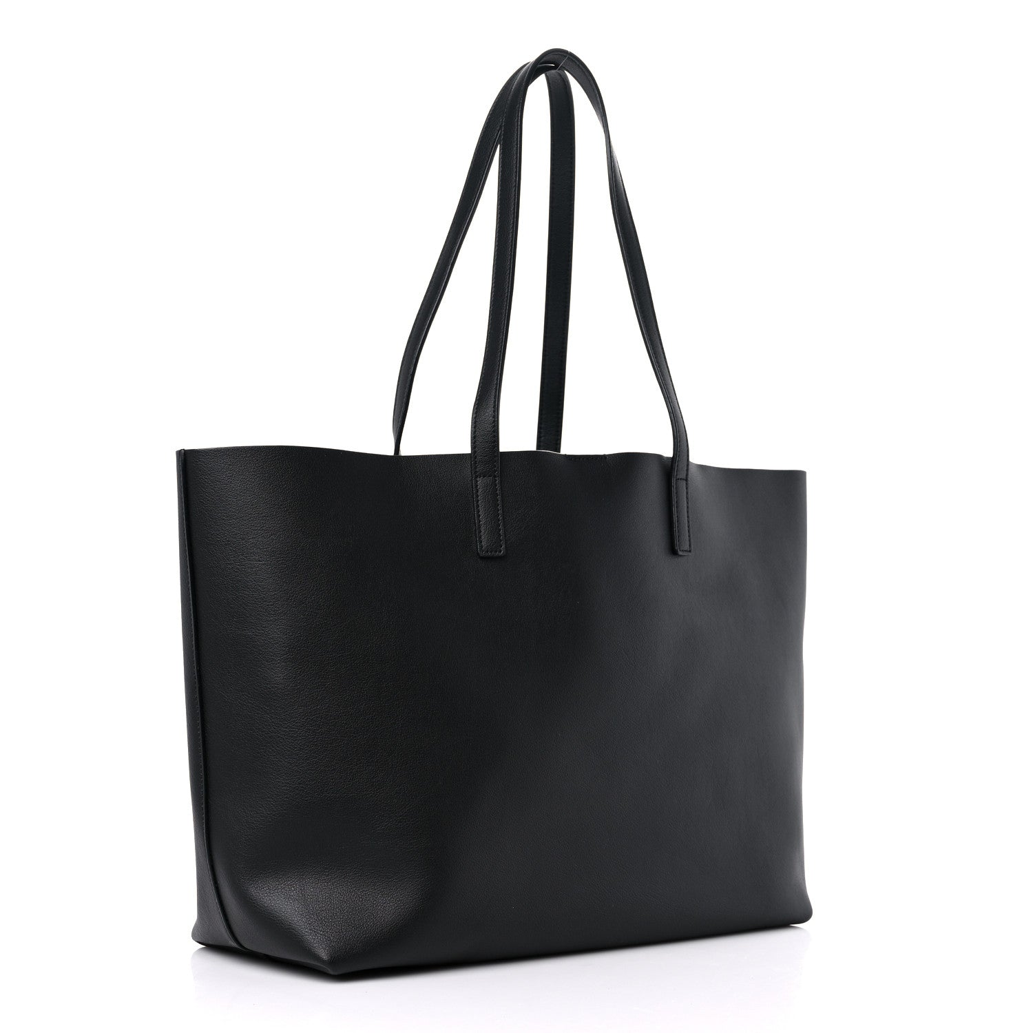 Saint Laurent Calfskin Large Shopping Tote Black 4 of 12