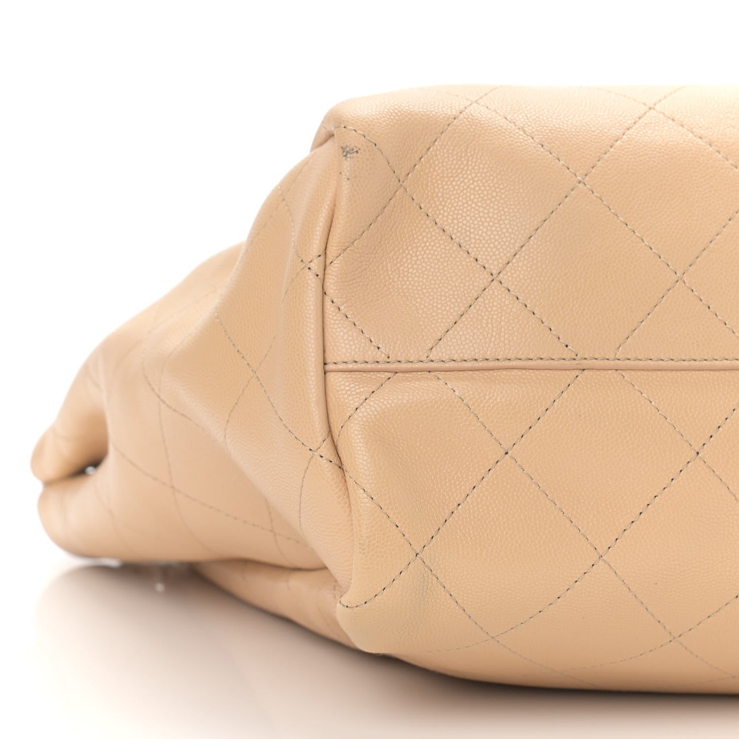 Chanel Caviar Stitched Large Shopping Tote Beige 8 of 12