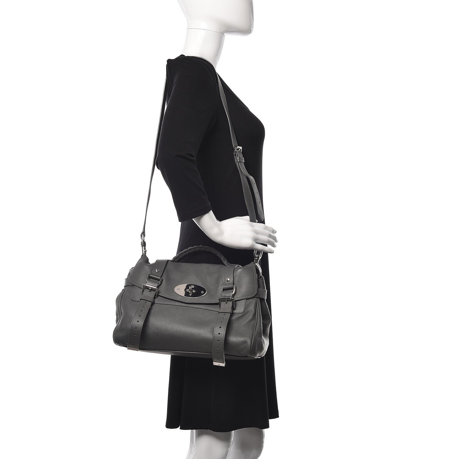 Mulberry Soft Buffalo Medium Alexa Grey 2 of 15