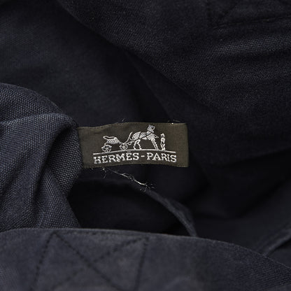 Hermes Canvas Fourre Tout Navy 6 of 10