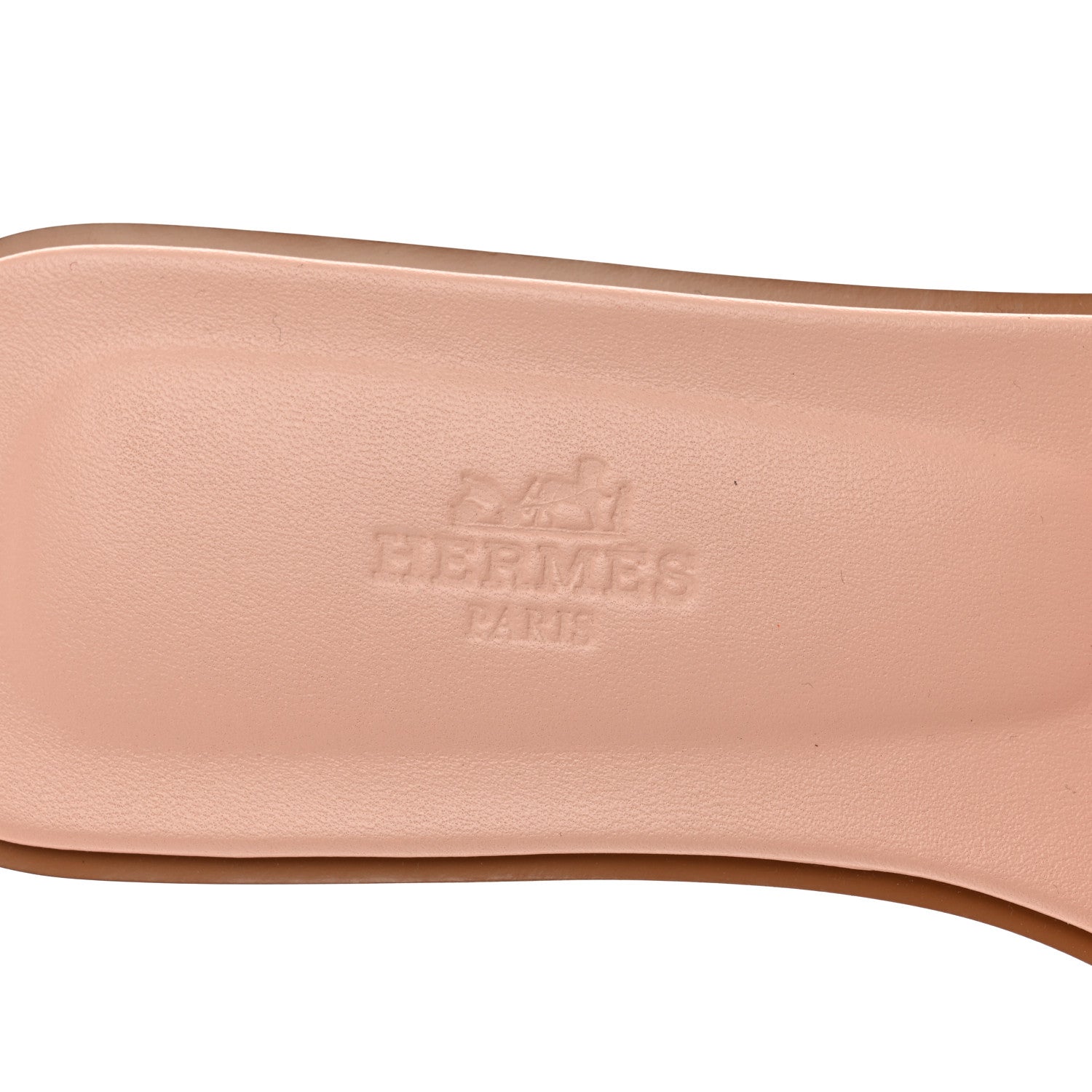 Hermes Epsom Oran Sandals 38 Rose Pale 7 of 9