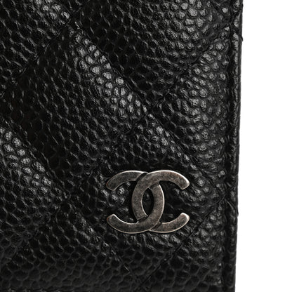 Chanel Caviar Quilted Card Holder Wallet Black 8 of 9
