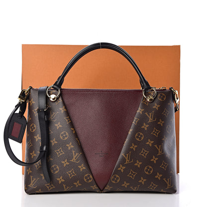 Louis Vuitton Monogram V Tote MM Bordeaux 10 of 10