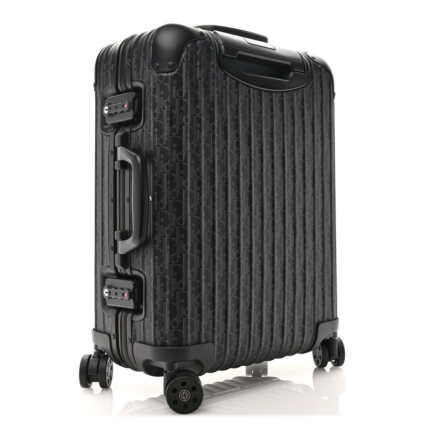 Christian Dior X RIMOWA Aluminum Gradient Original Cabin Luggage Black 2 of 8