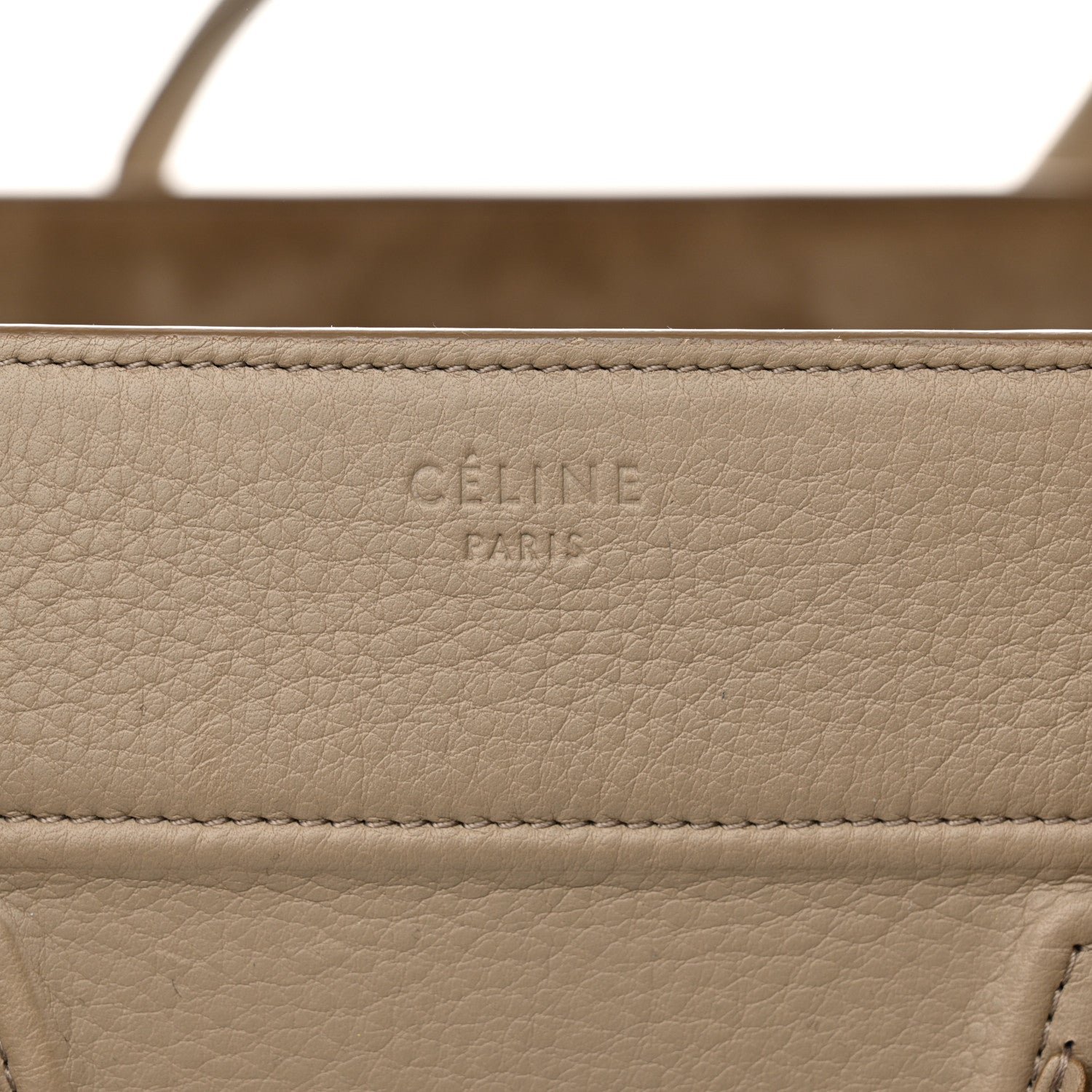 Celine Baby Grained Calfskin Medium Phantom Luggage Quartz 7 of 10