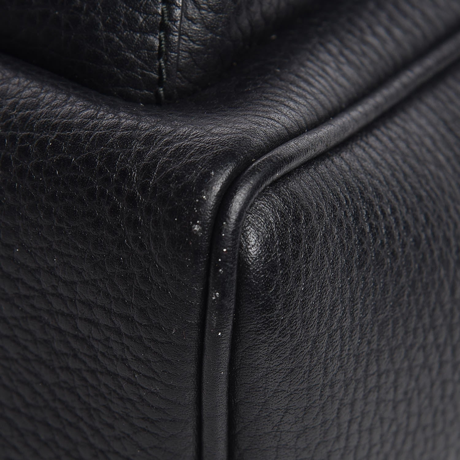 Gucci Pebbled Calfskin Soho Chain Backpack Black 11 of 11