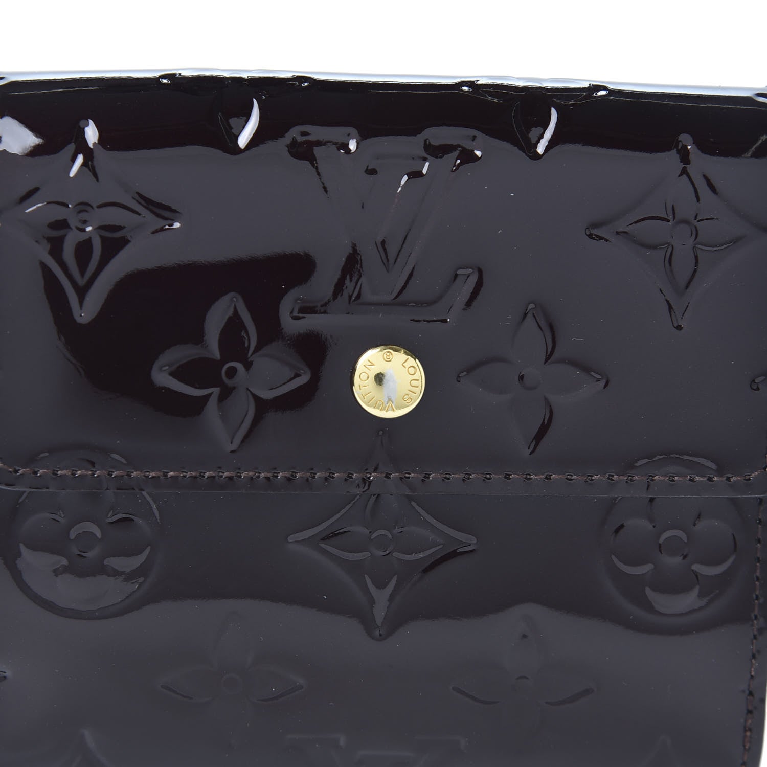 Louis Vuitton Vernis Elise Wallet Amarante 8 of 9