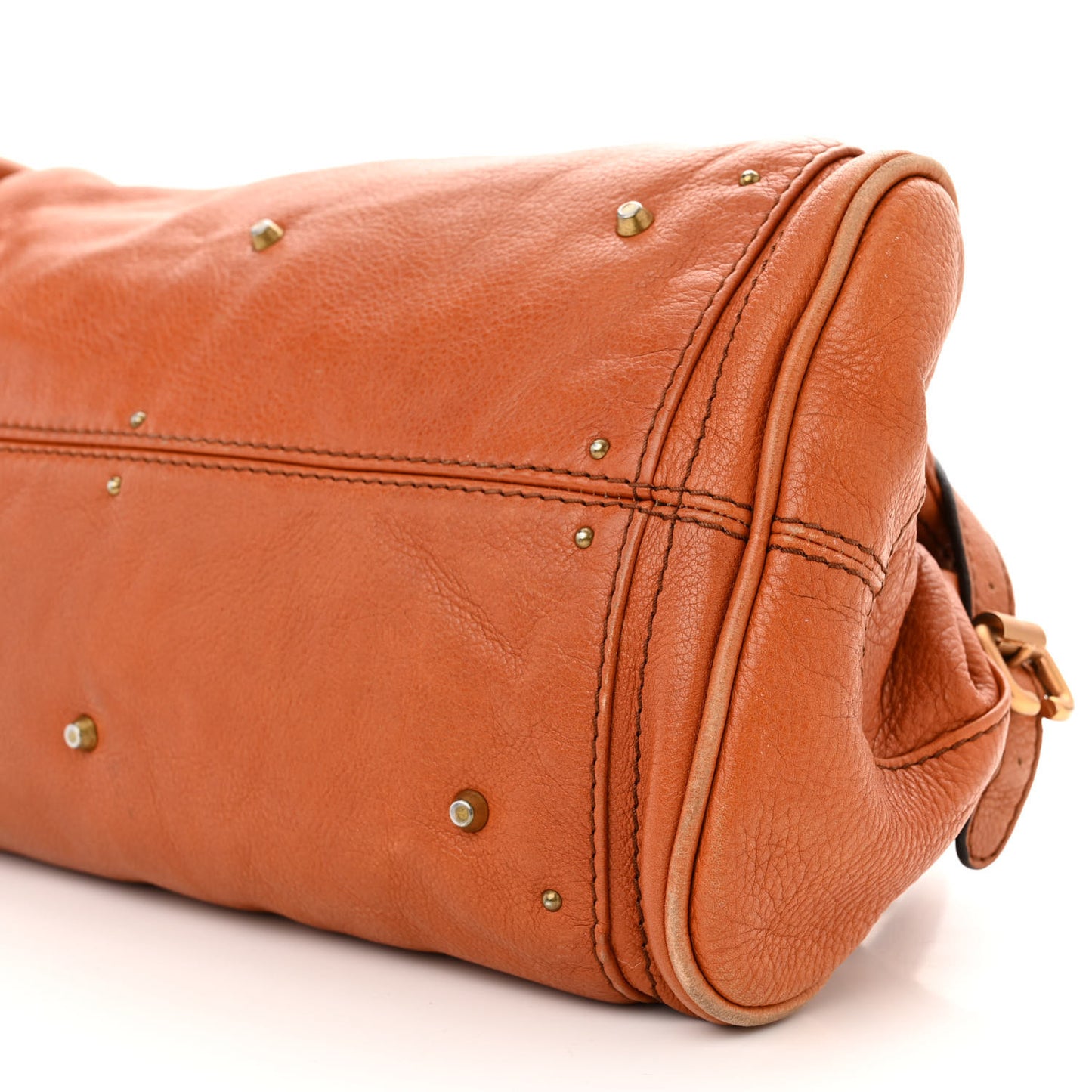 Calfskin Medium Paddington Satchel Tan
