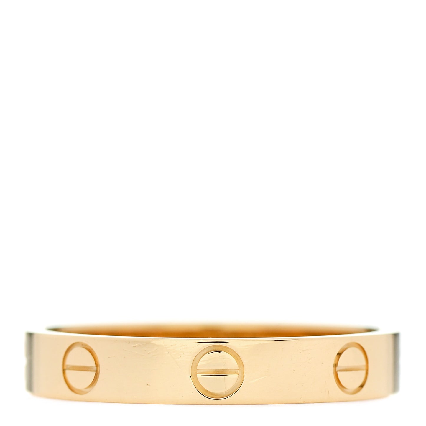 18K Yellow Gold 3.5mm LOVE Wedding Band Ring 59 8.75