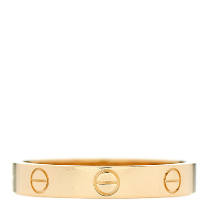 Cartier 18K Yellow Gold 3.5mm LOVE Wedding Band Ring 59 8.75 3 of 5