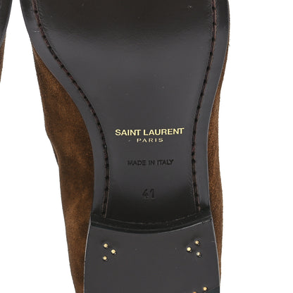 Saint Laurent Suede Otterproof Miles 30 Buckle Boots 41 Land 6 of 9