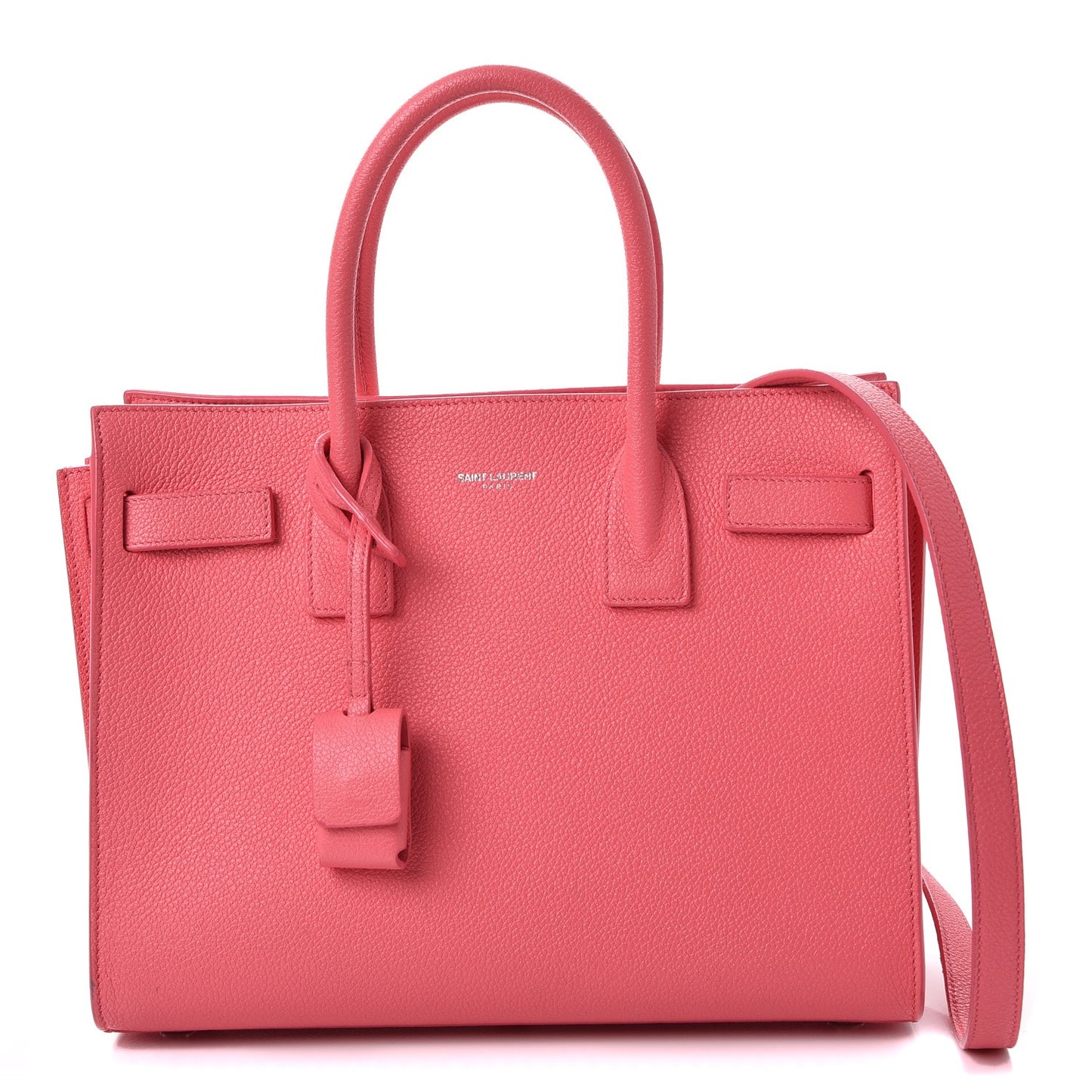 Grained Calfskin Baby Sac De Jour Rose Clair