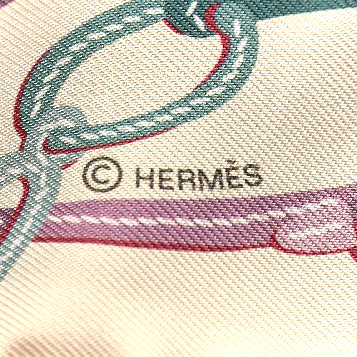 Hermes Silk Brides De Gala Applique Pique Twilly Creme Orange Jaune 4 of 4