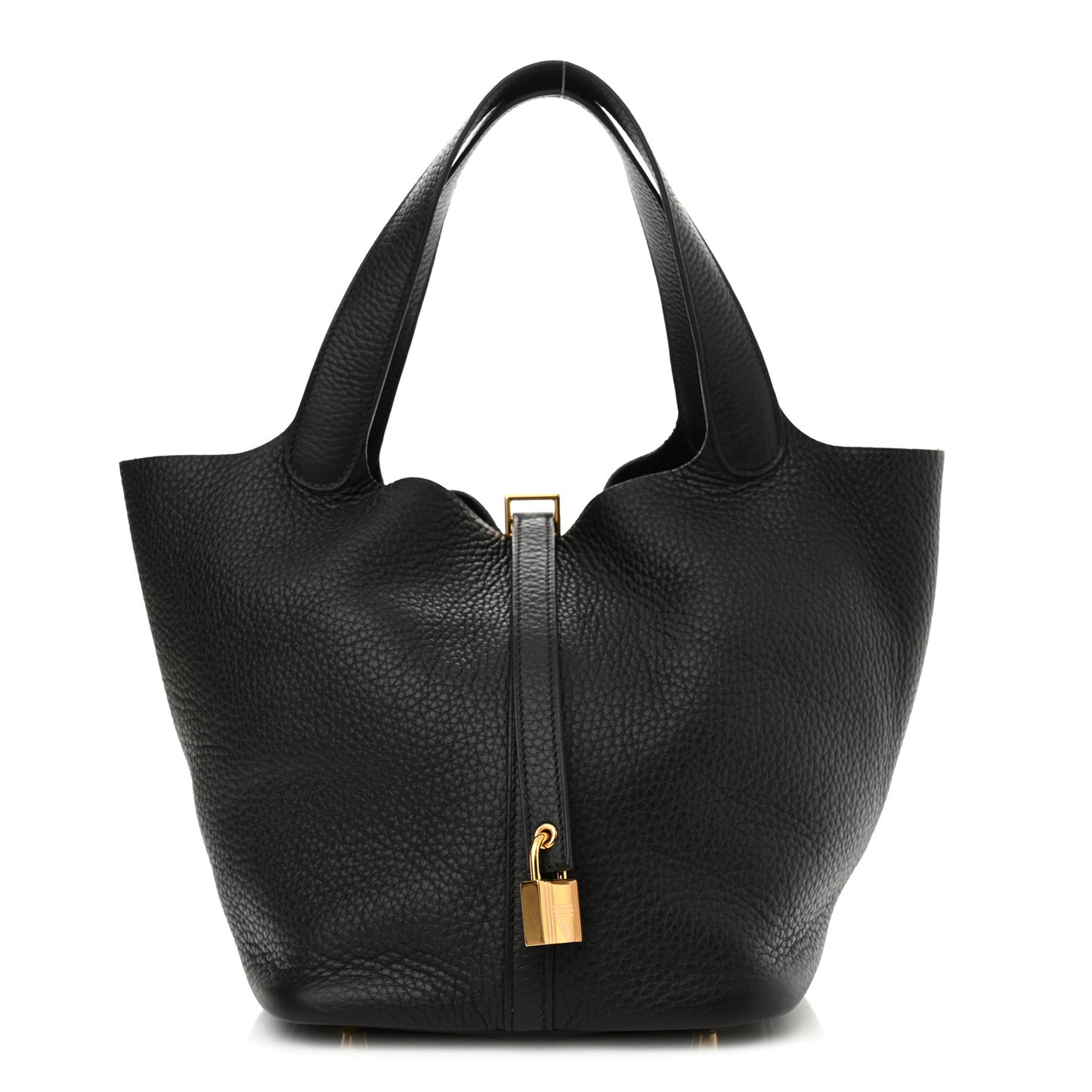 Taurillon Clemence Picotin Lock 22 MM Black