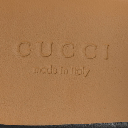 Gucci Calfskin Womens Princetown Slippers 37.5 Black 9 of 11