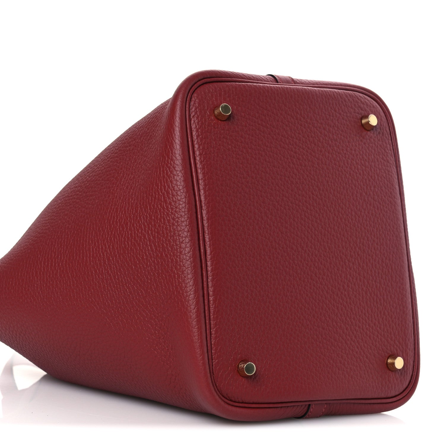 Hermes Taurillon Clemence Picotin Lock 22 MM Rouge H 9 of 12