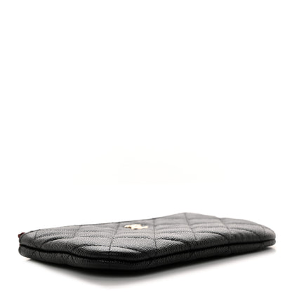Chanel Caviar Quilted Small Cosmetic Case Black 4 of 7
