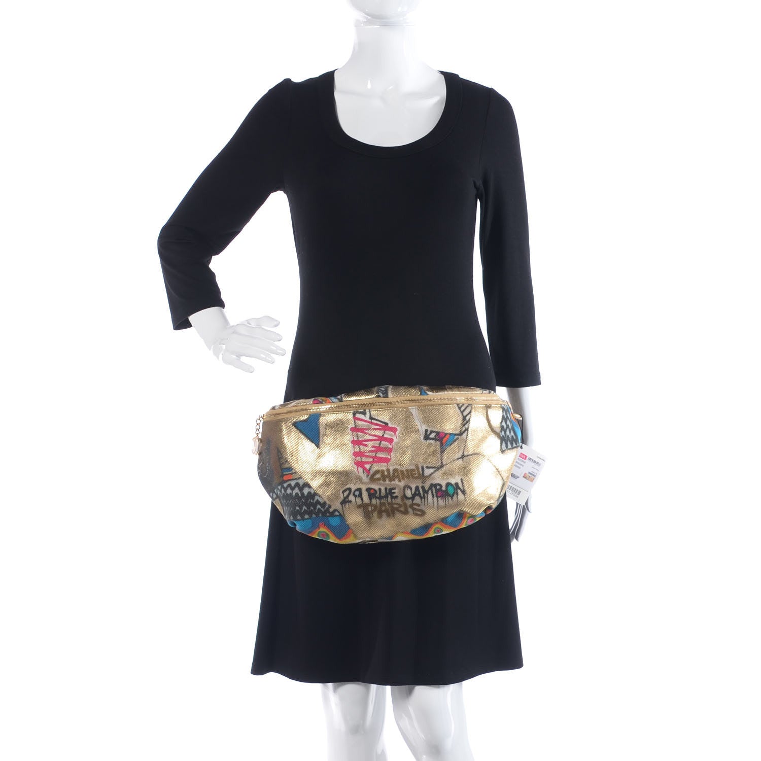 Chanel Graffiti Printed Canvas Street Spirit Waist Belt Bag Multicolor 2 of 9