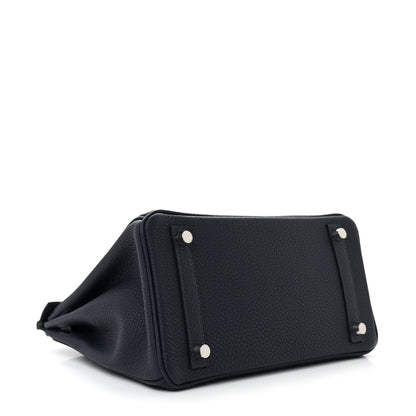 Hermes Togo Birkin 25 Bleu Nuit 4 of 11