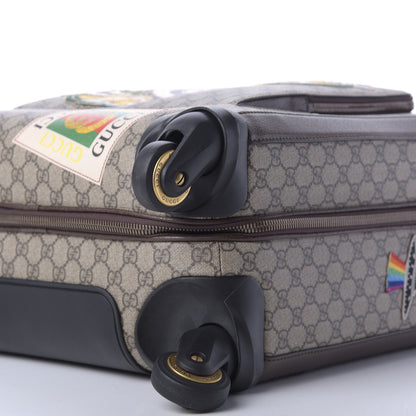 Gucci GG Supreme Monogram Courrier Carry On Trolley Brown 6 of 11