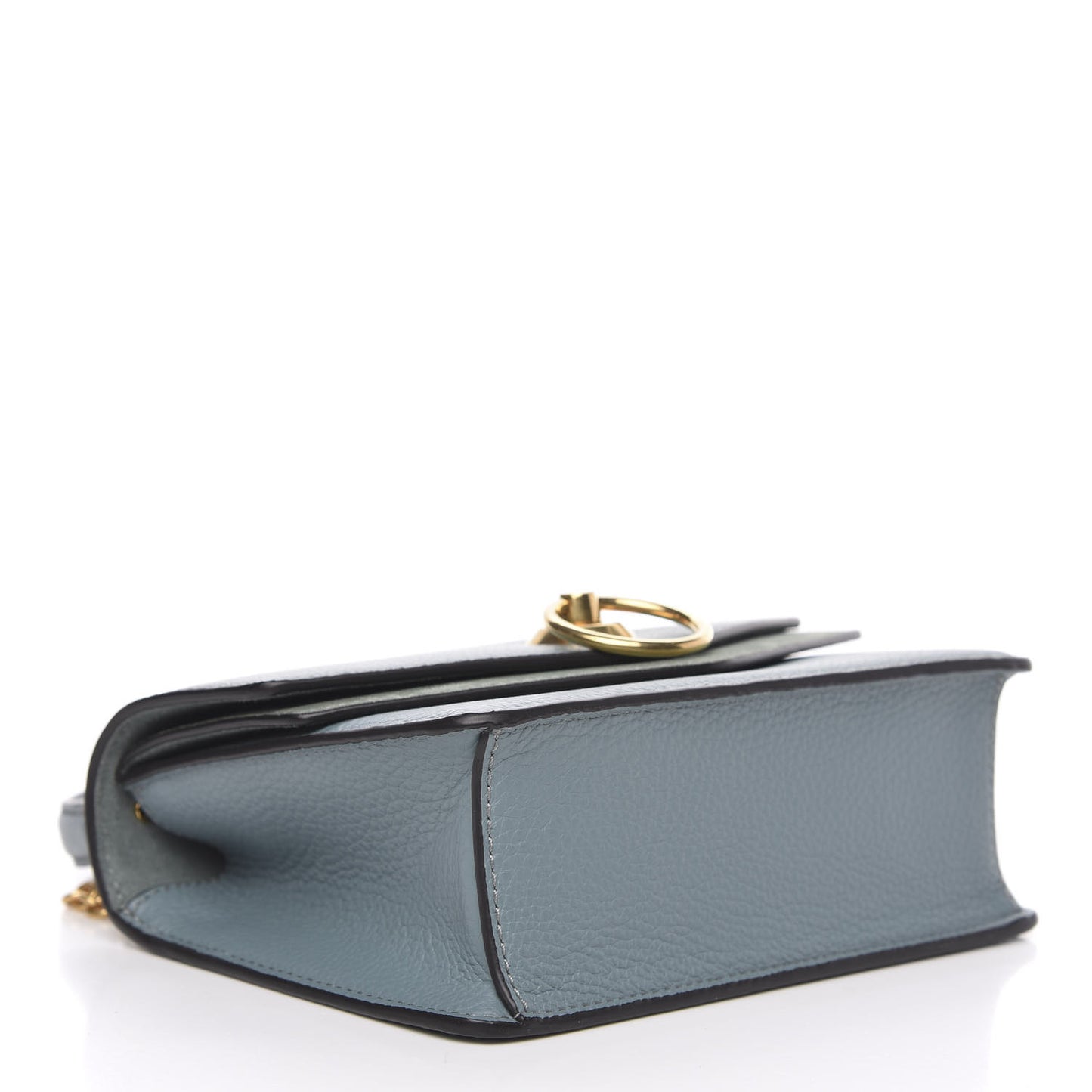 Small Classic Grain Small Harlow Chain Satchel Palm Green