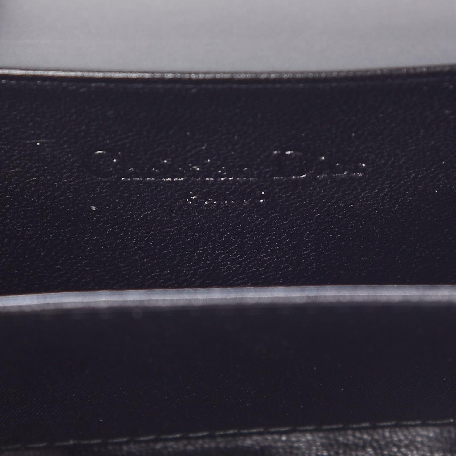 Christian Dior Lambskin Cannage Mini Lady Dior Zip Portemonnaie Black 6 of 9
