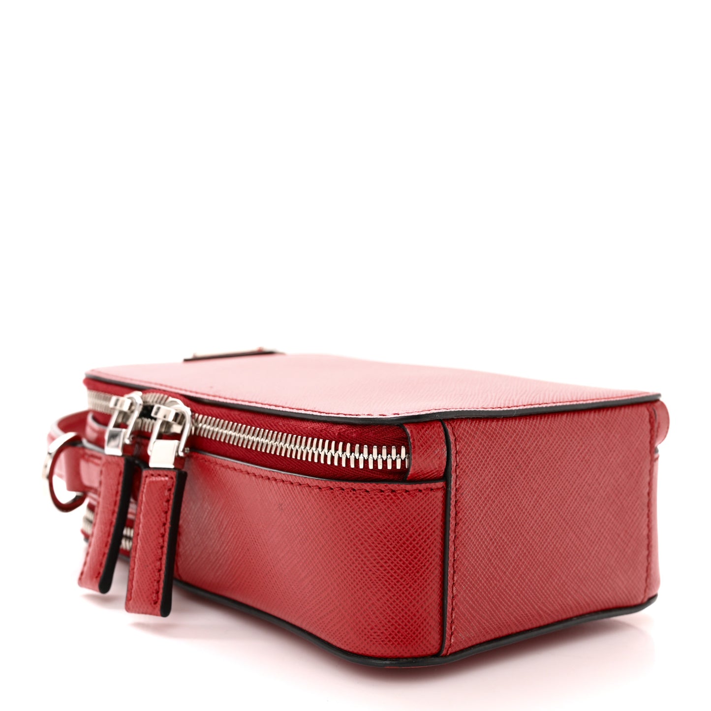 Saffiano Travel Brique Crossbody Messenger Bag Fuoco