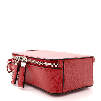Prada Saffiano Travel Brique Crossbody Messenger Bag Fuoco 4 of 13