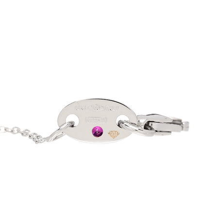 Roberto Coin 18K White Gold Diamond By the Inch Dangling Five Station Bracelet 4 of 4