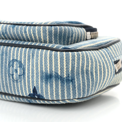 Louis Vuitton Hickory Stripes Denim Monogram Watercolor Outdoor Pouch Blue 10 of 10